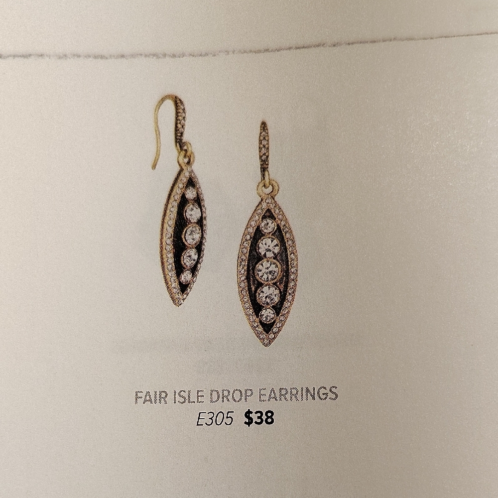 Chloe + Isabel Fair Isle Drop Earrings - Picture 2 of 2